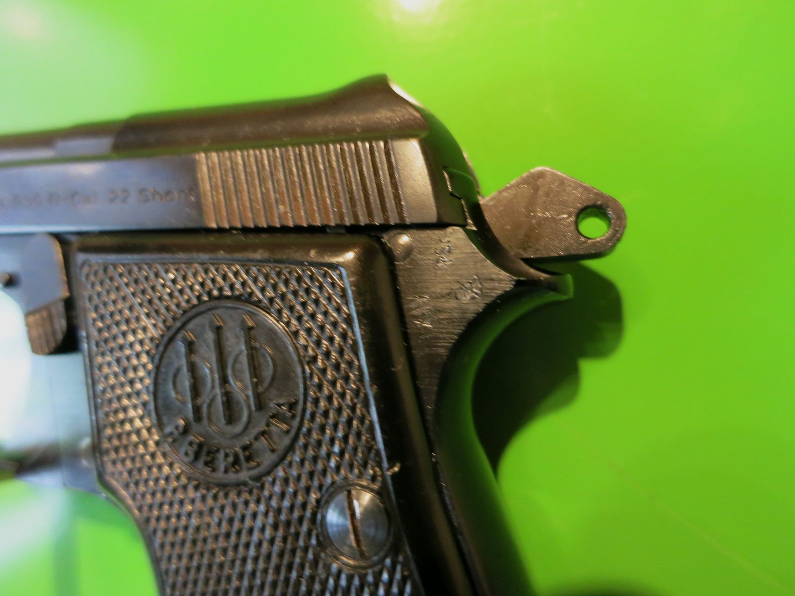 Beretta 950B halbautomatische Kipplauf-Pistole .22 Short       #75-, Bild 4 von 8