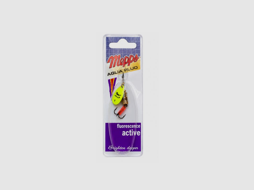 Mepps Str1 Flou Chartreuse
