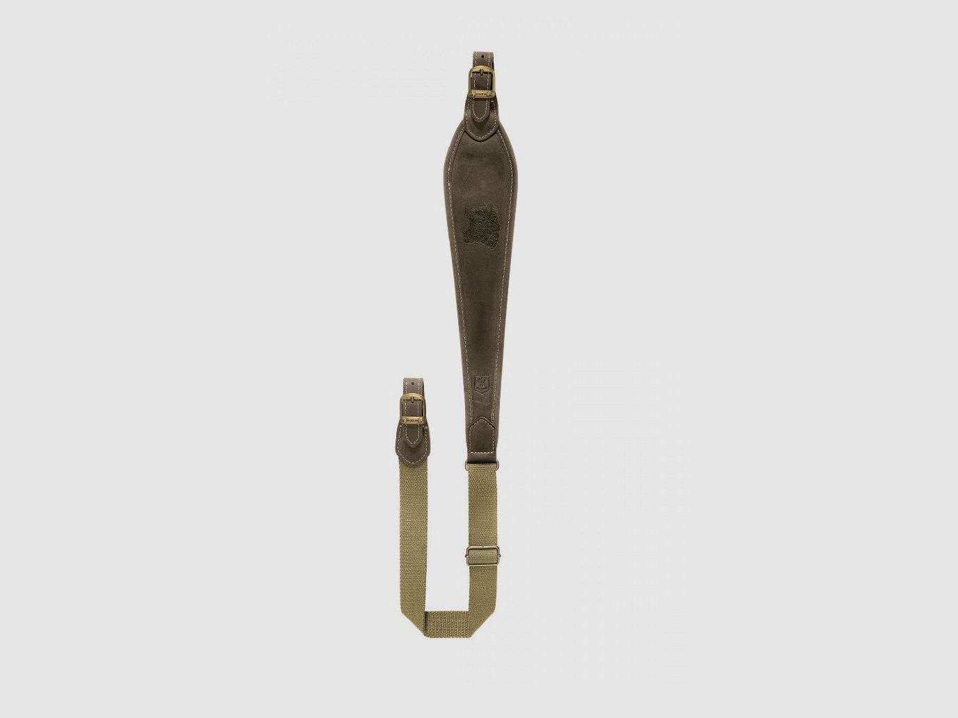 RISERVA R1852 Correa Carabina Cuero Grabado Jabalí Verde, imagen 1 de 2
