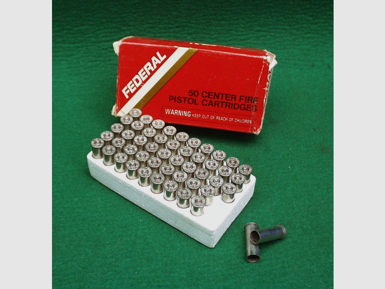 Leere Hülsen Kal.38 Special, gebraucht