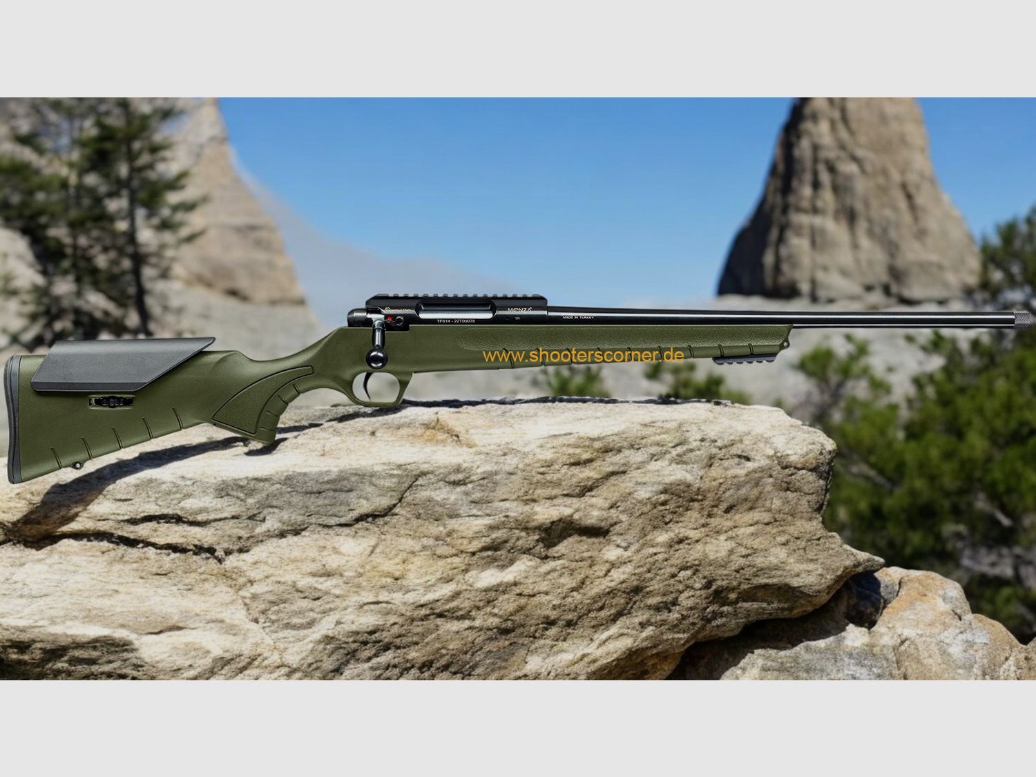 ISTANBUL SILAH Monza Groene Synthetische Repetierer