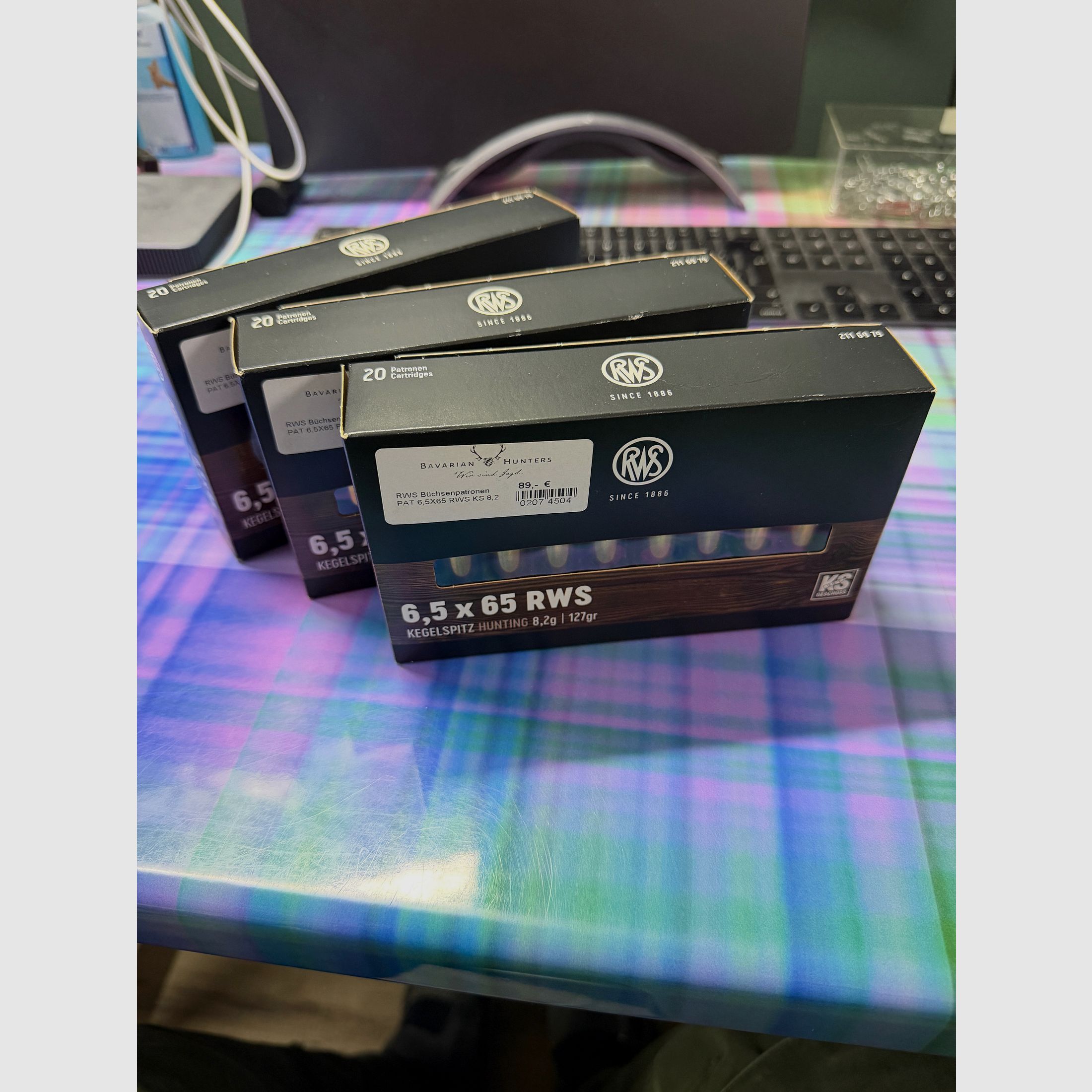 6.5x65R RWS KS - 8.2g/127gr (a20)