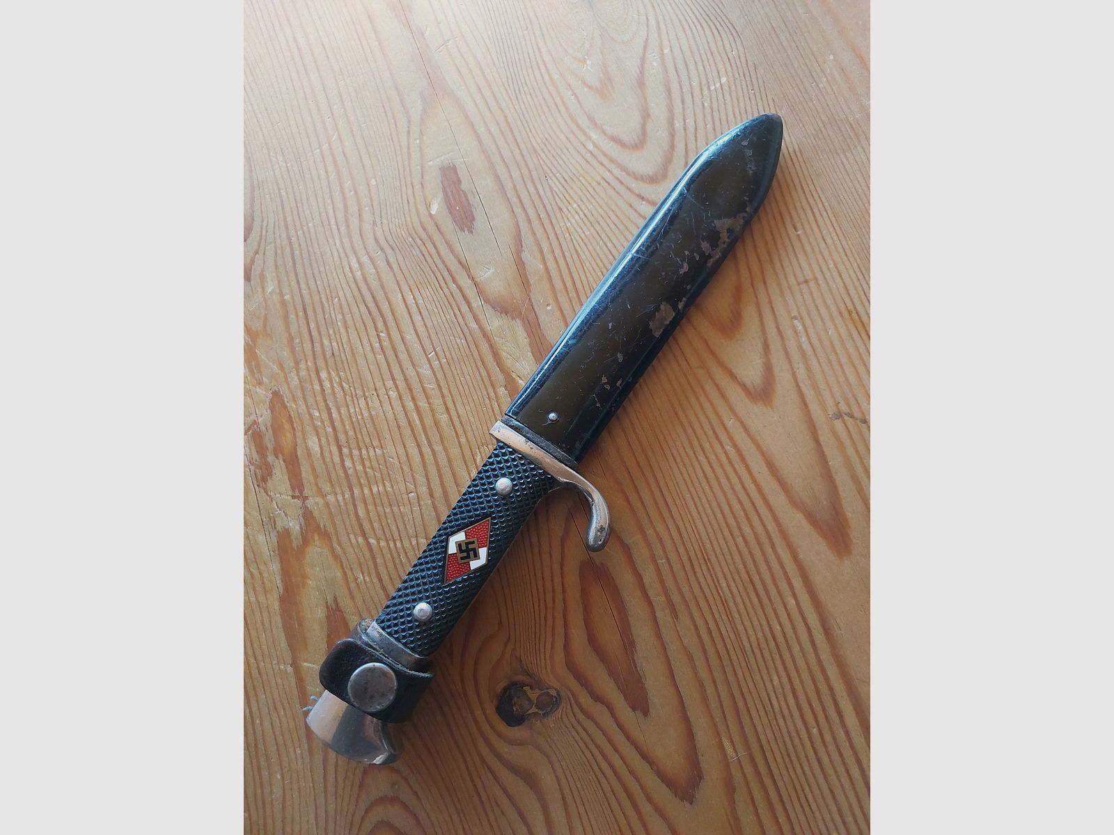 Original travel knife HJ with motto from Wk2 RZM M7/51 1938