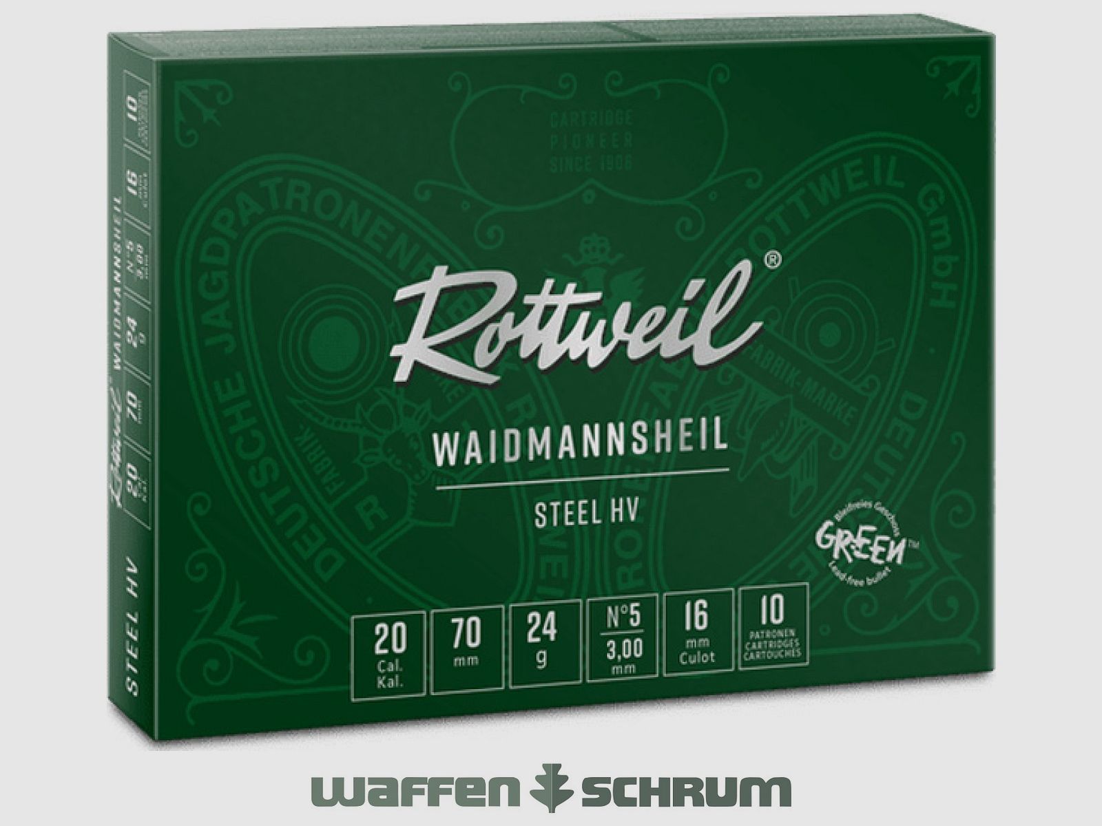 Rottweil Waidmannsheil Steel HV 20/70 3,0mm - 24g