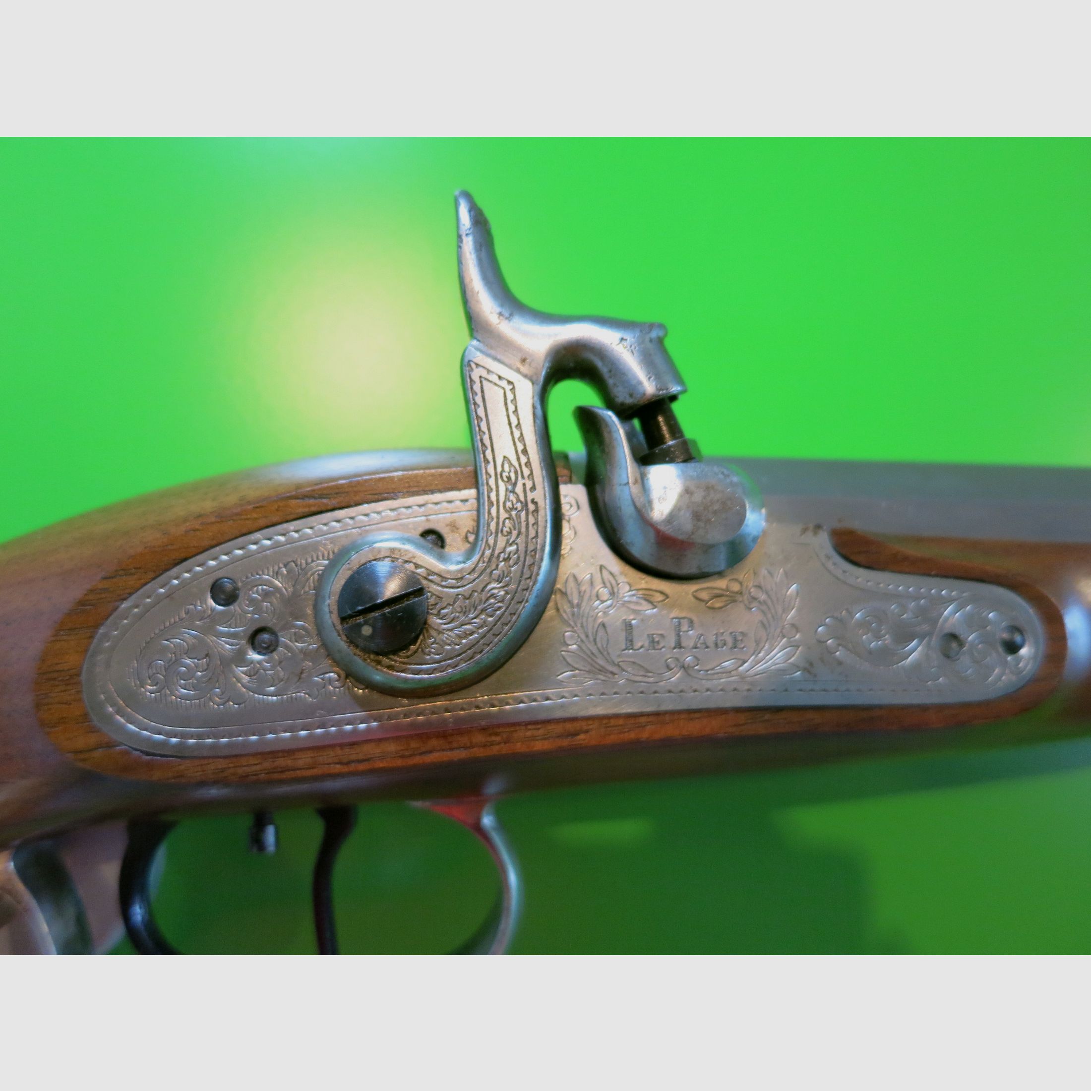 Armi Sport Perkussionspistool LE PAGE in MOUTIER, Kaliber .45, Sportpistool #93-