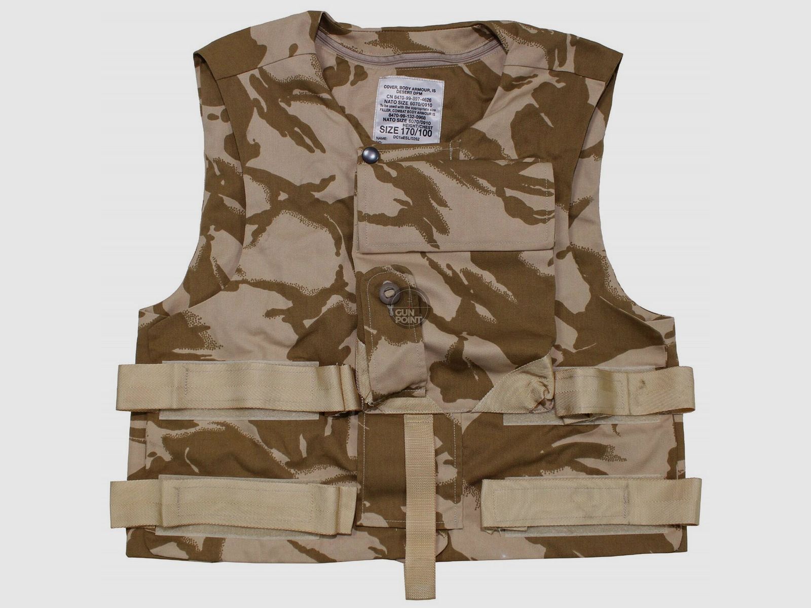 Brit. Cover-Combat-Weste,DPM desert, neuw.