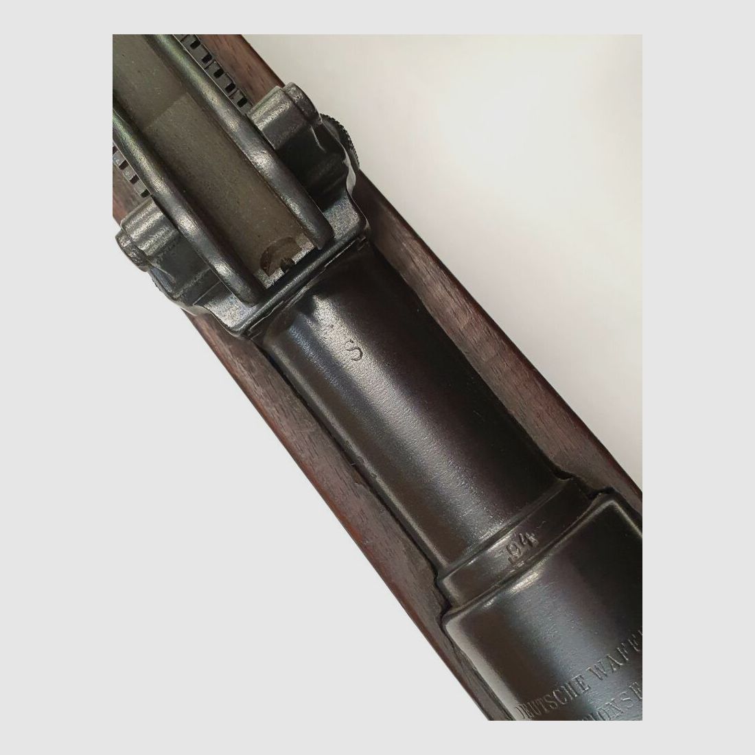 Deutsche Waffen und munitionsfabrik Berlin Repetierbüchse, Gewehr 98 DWM, Fertigung von 1905 WK1, WK2 Überarbeitet, Bild 5 von 10