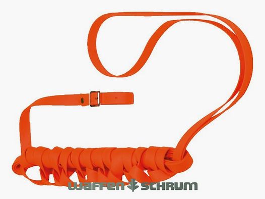 AKAH Schweißriemen aus Bio-Thane mit Lederstopper / Länge 8m / Breite: 13mm