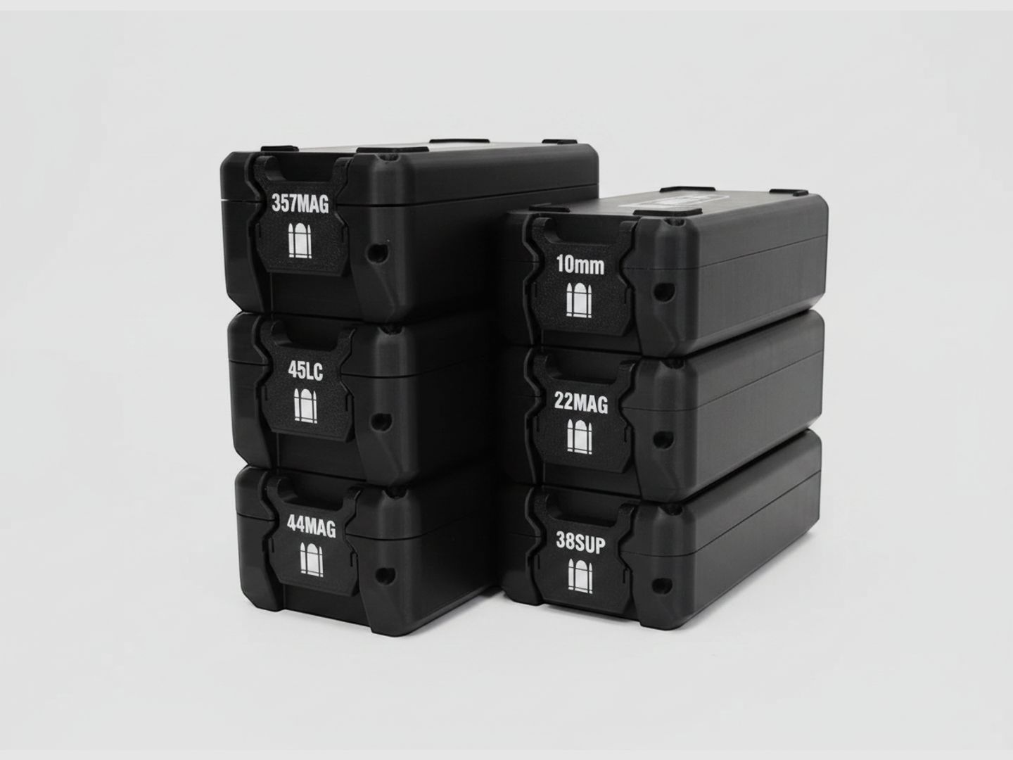 Filamelt Munitionsbox / 10mm Auto / 'Klapp- / Rastdeckel' / Patronenbox, Ammo Box