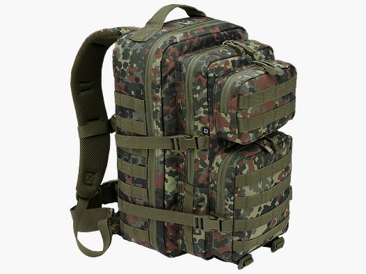 Brandit US Cooper Large  Farbe: Flecktarn – Mehrzweckrucksack (40-Liter-Klasse)
