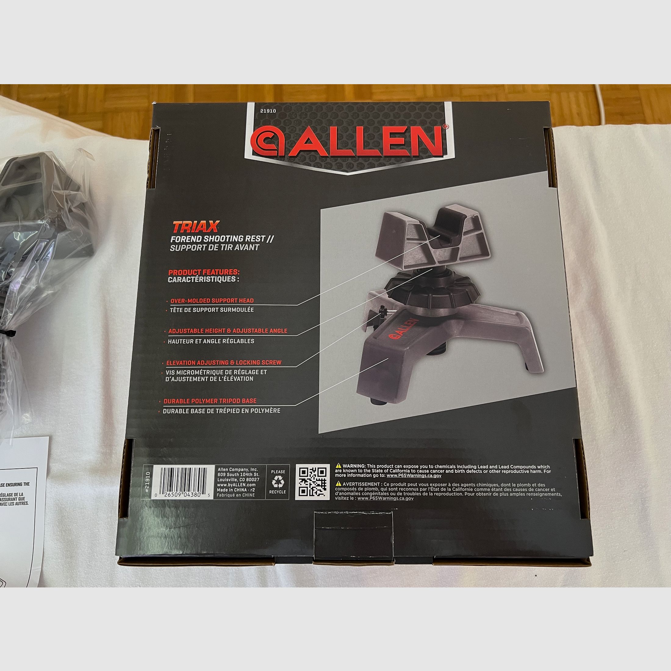 Allen Vorderschaftauflage Triax Nuovo NP 70€