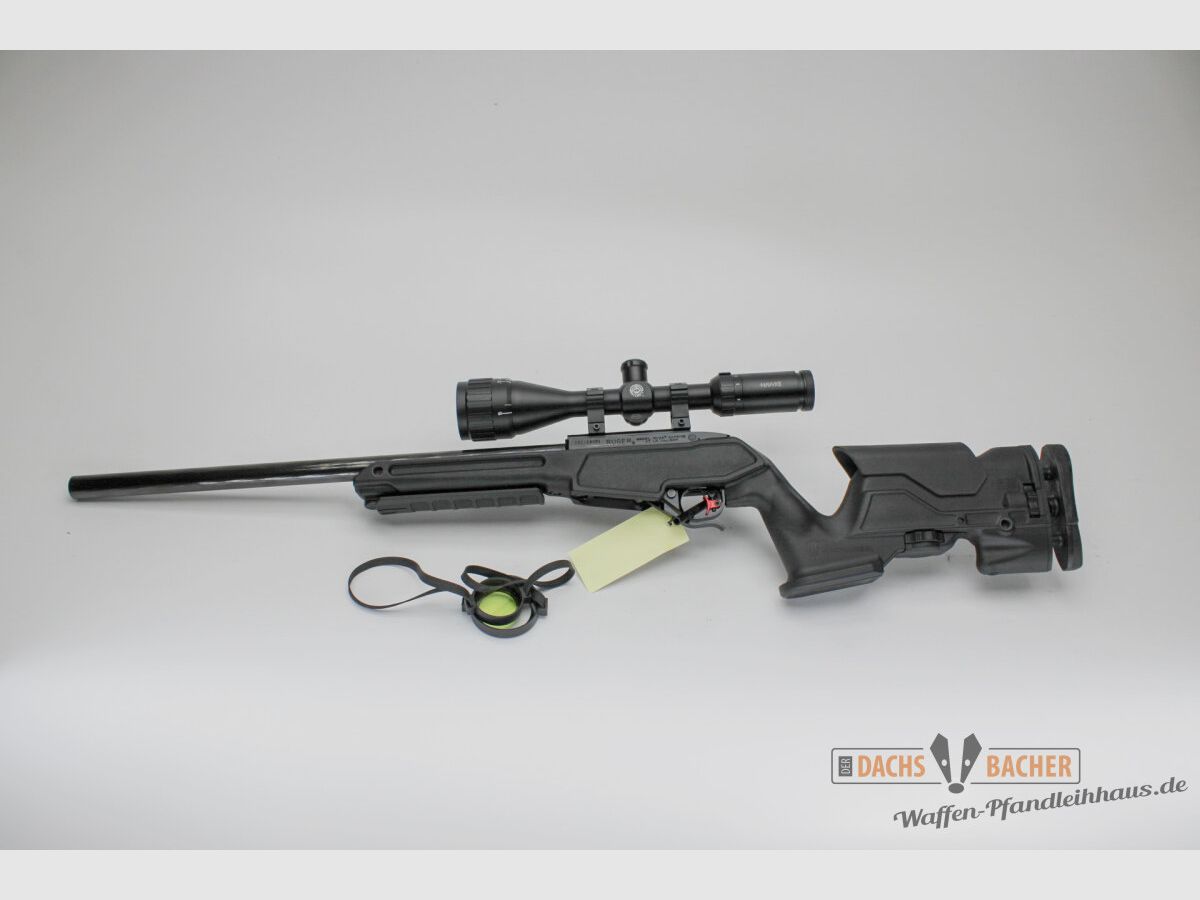 SL rifle Ruger 10/22 cal. .22lfB with match barrel and Archangel stock ZF Hawke