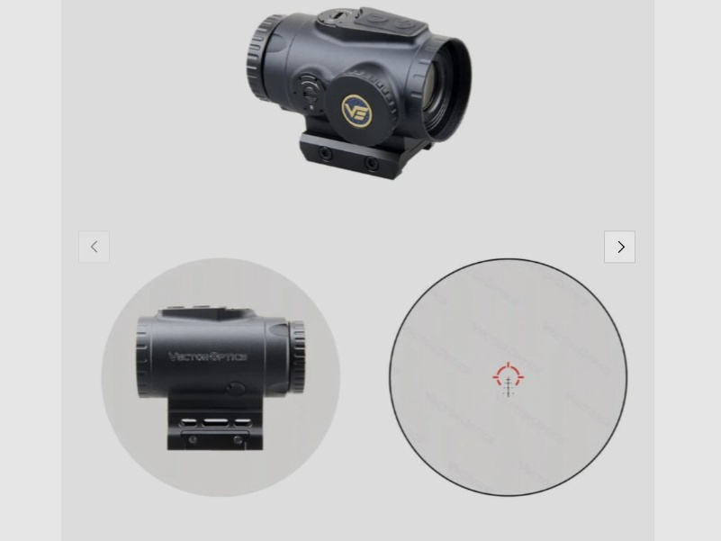 Vector Optics SCPS-M03 Paragon 3x18 Micro Prism Scope