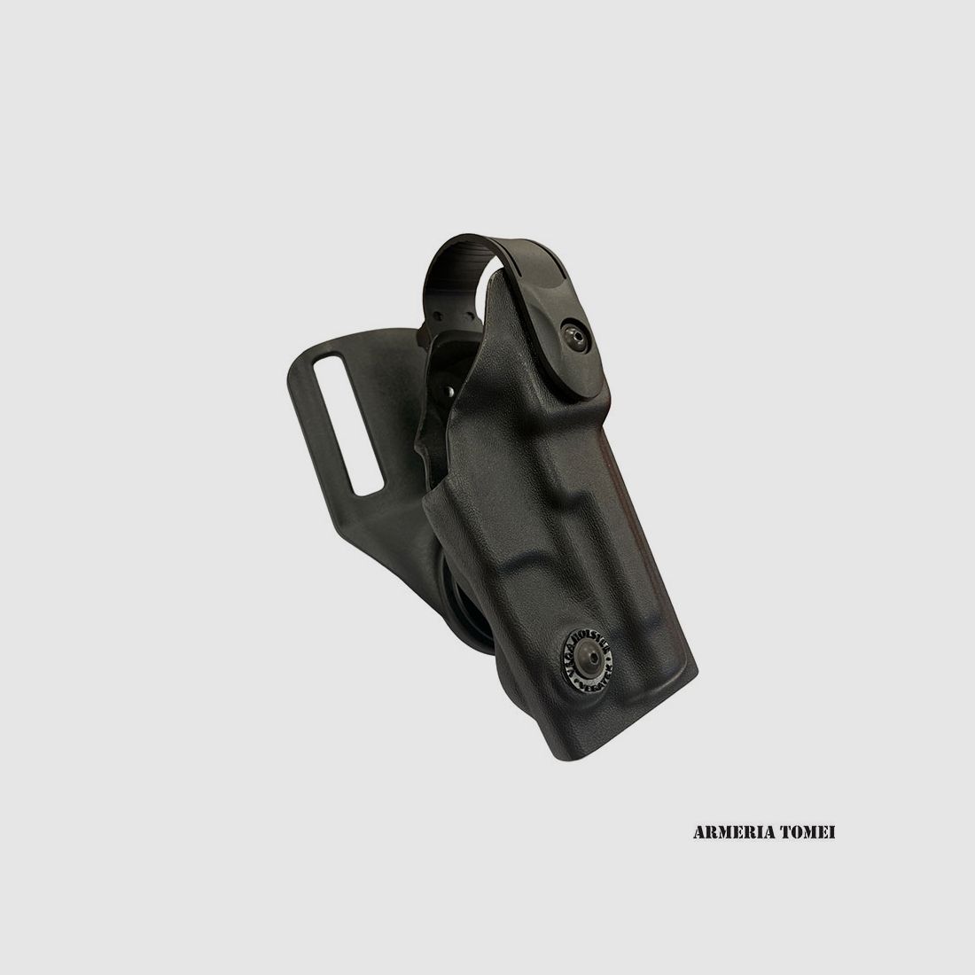 VEGA HOLSTER – FONDINA POLIMERO SISTEMA SICUREZZA SUPERIORE, PASSANTE CINTURA ROTATIVO PER BERETTA 81/84F, immagine 2 di 2