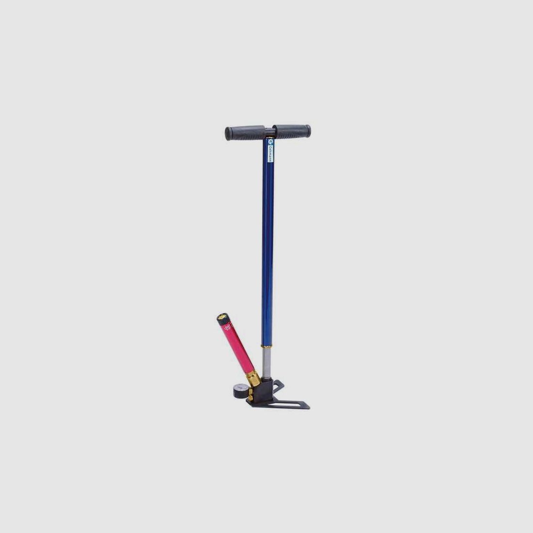 Preßluftpumpe mit Manometer