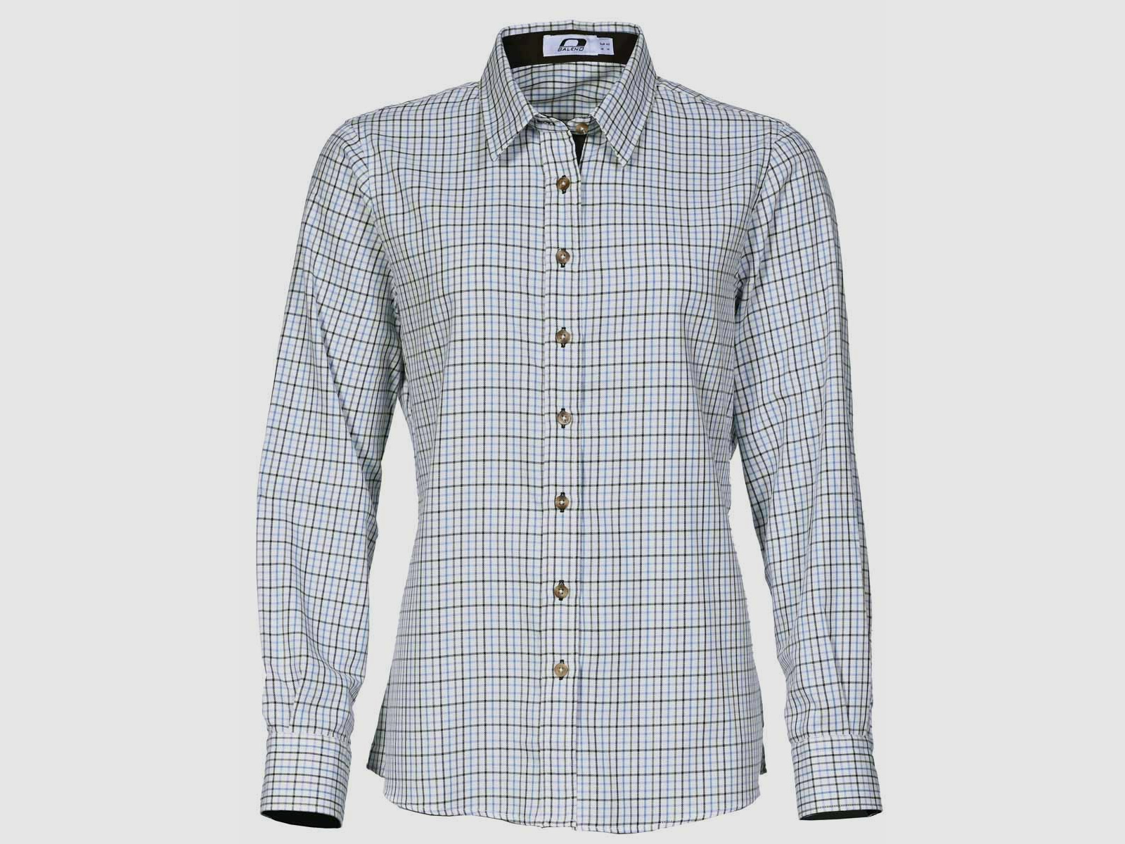 Baleno Bluse Nina Check Sand Blue