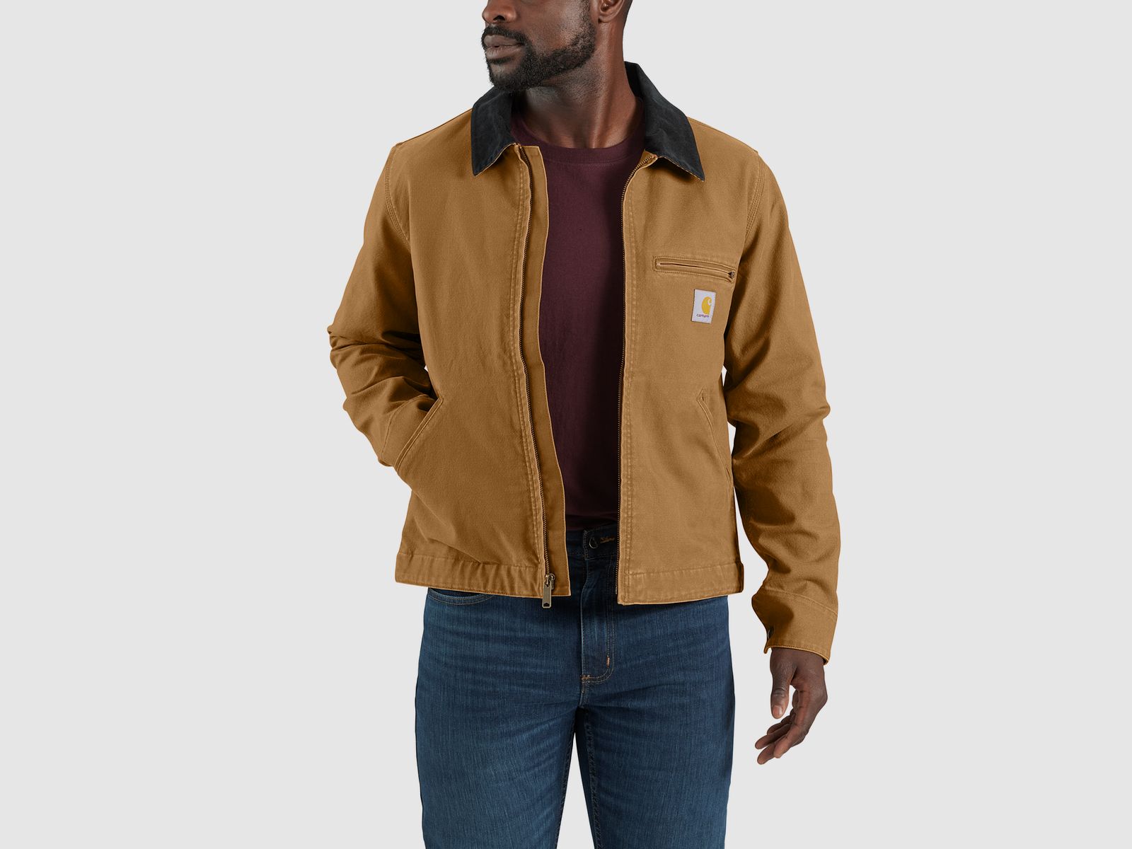 Carhartt Entspannte Passform Ente Detroit Jacke, Herren, Carhartt® brown, XXL