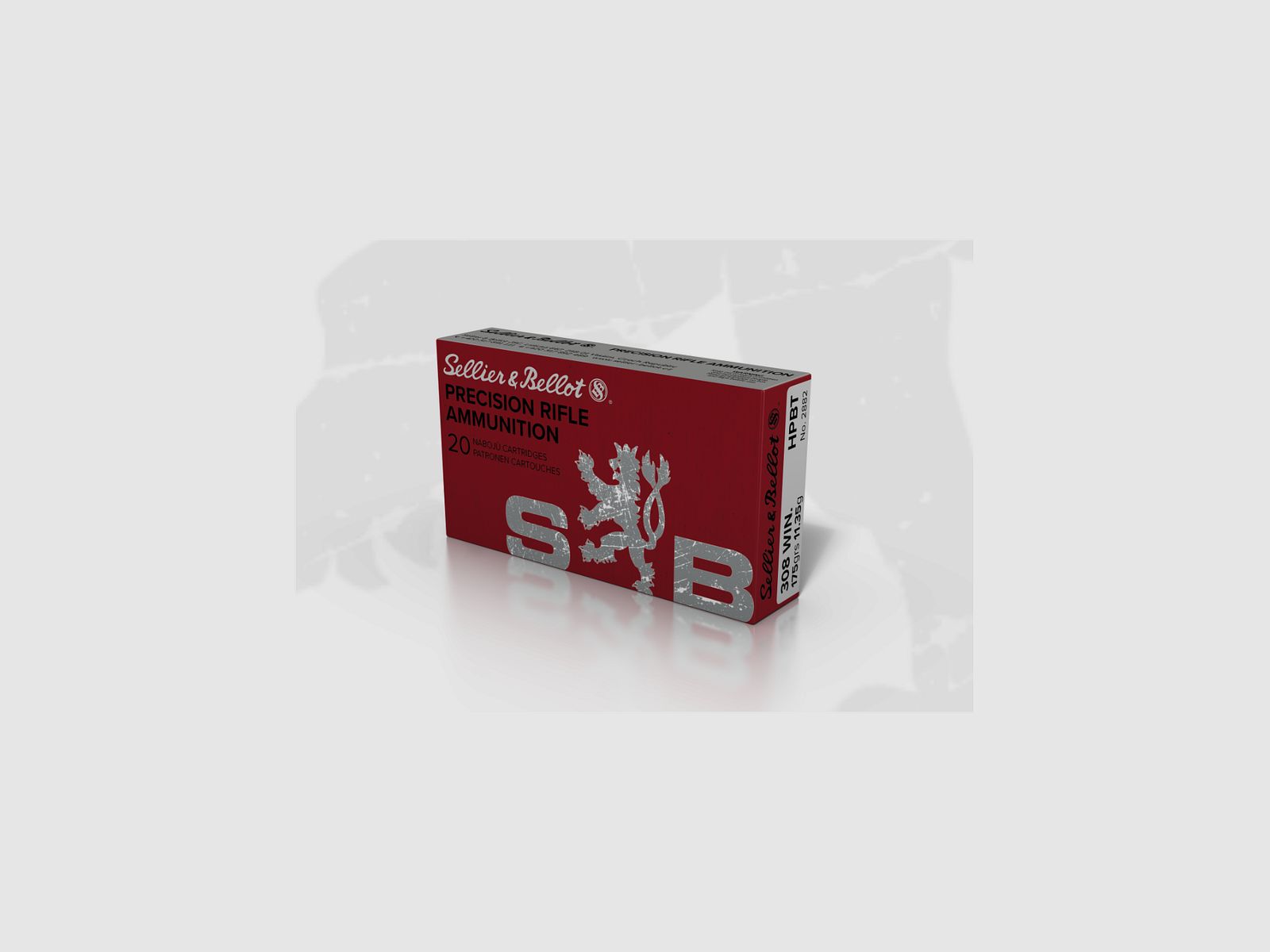 S&B .308 Win HPBT Ammunition 10.9 g/168 gr