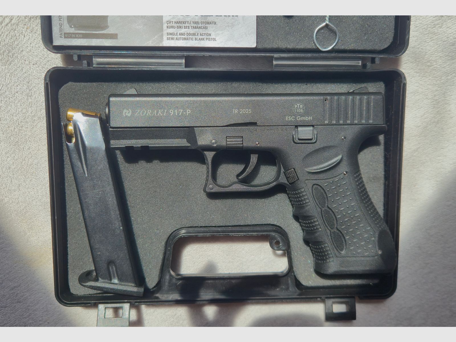 Pistola a salve Zoraki 917 / Nera, 9mm PAK