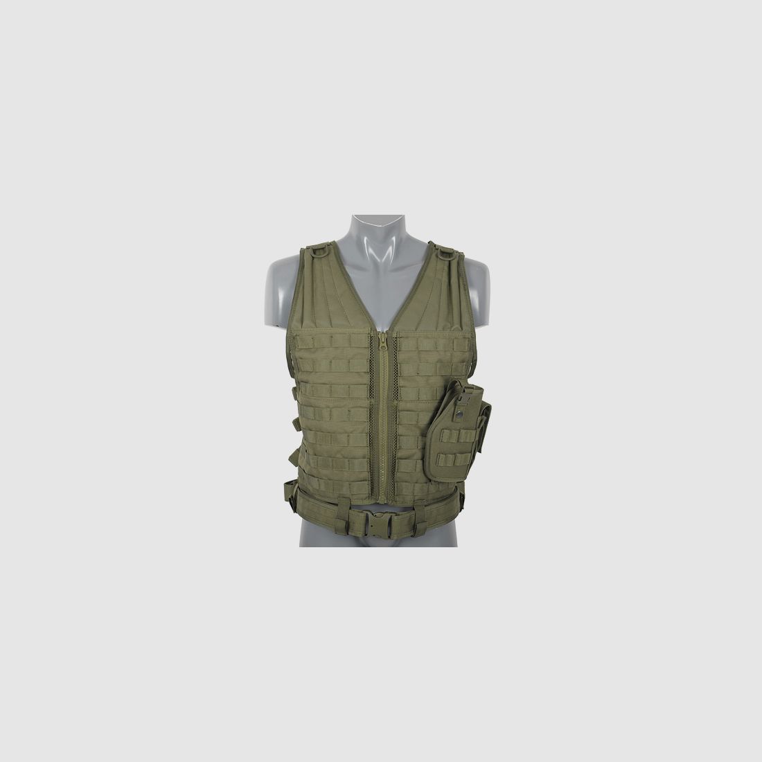 Lightweight MOLLE Tactical Vest - Olive [8FIELDS]