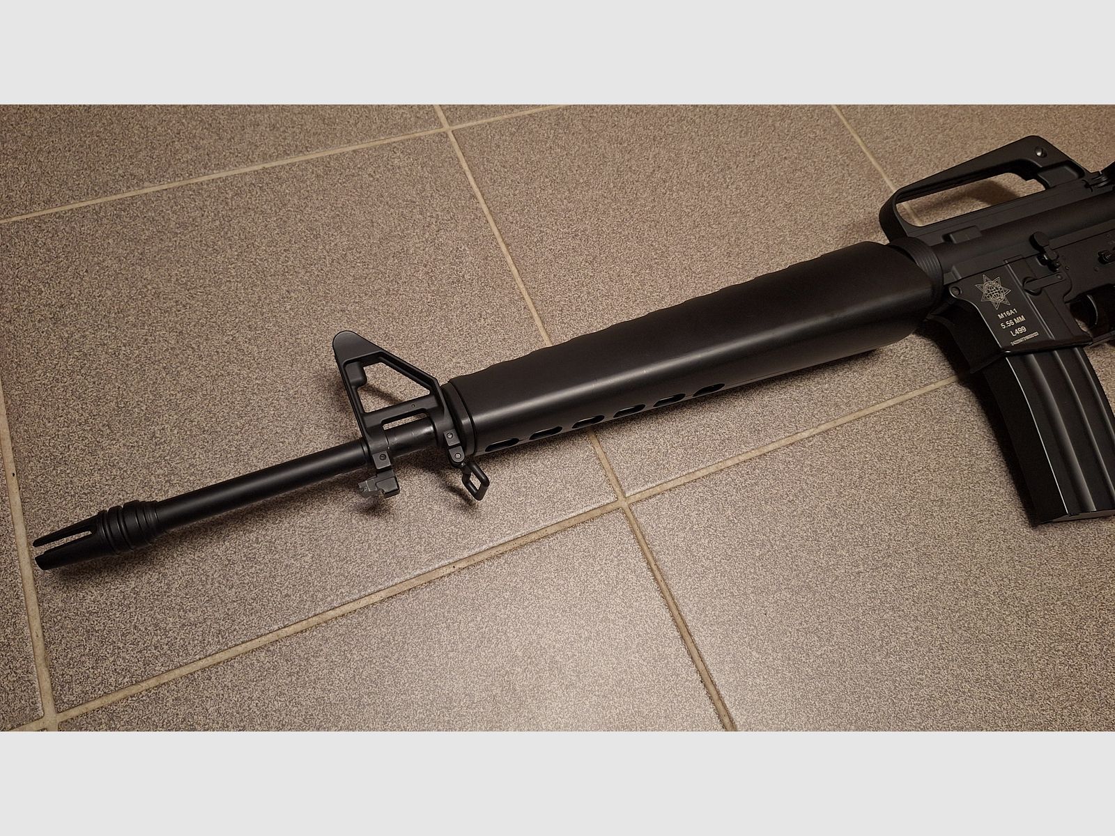 M16A1 VN Vietnam fusil d'assaut, métal plein, CO2 calibre 4,5BB, 2x chargeur-NEUF!