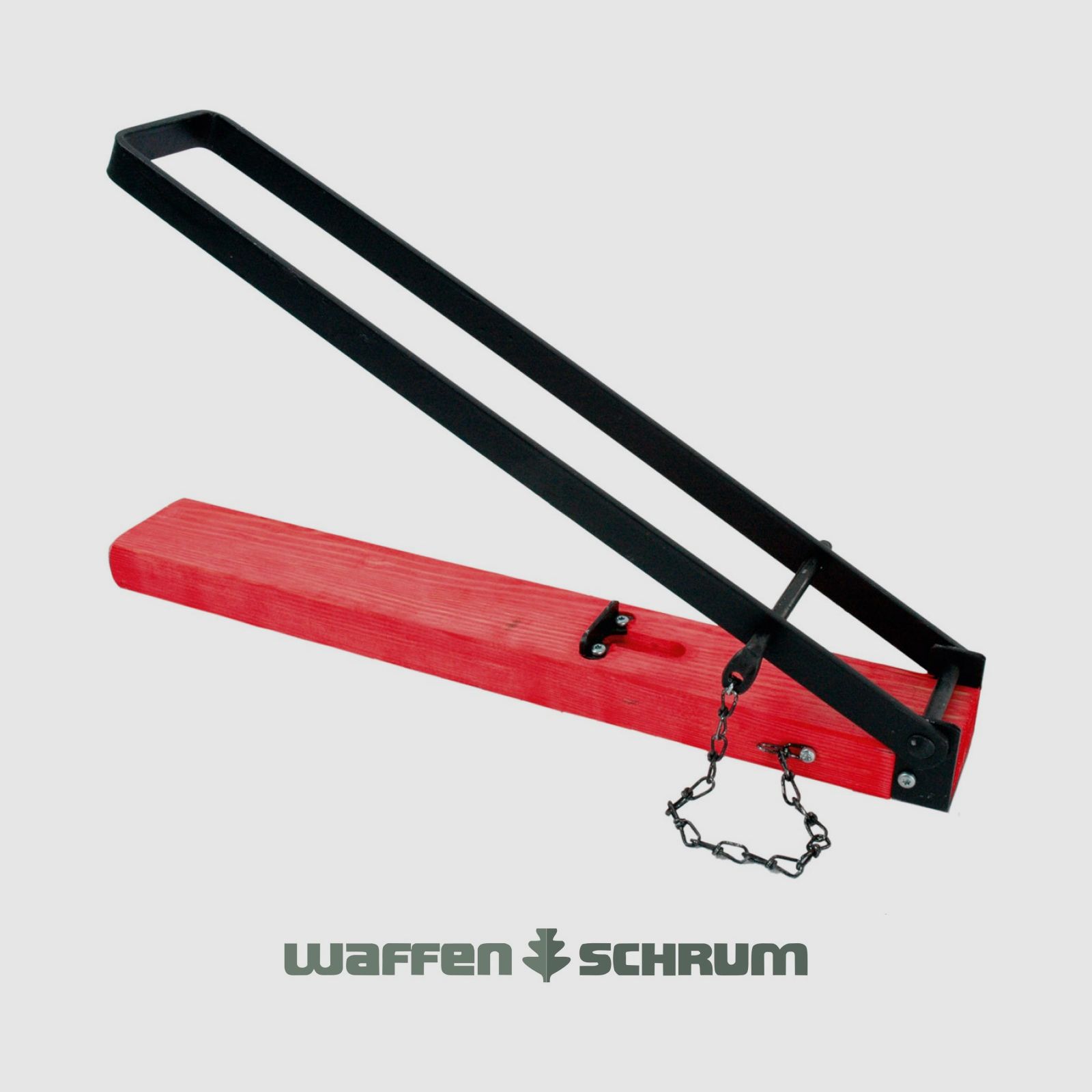 Fallenbau Weißer Spannhebel für Eiabzugseisen / Schwanenhals
