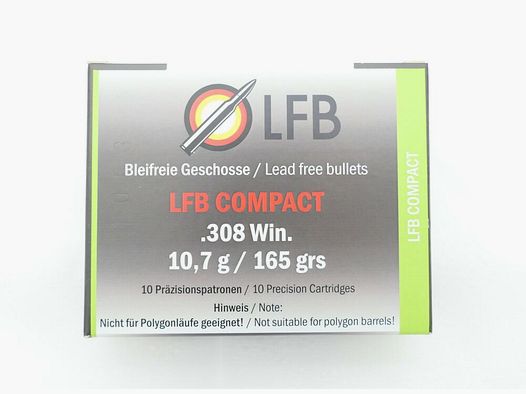 Labor für Ballistik Compact 10,7g/165grs à10 .308Win