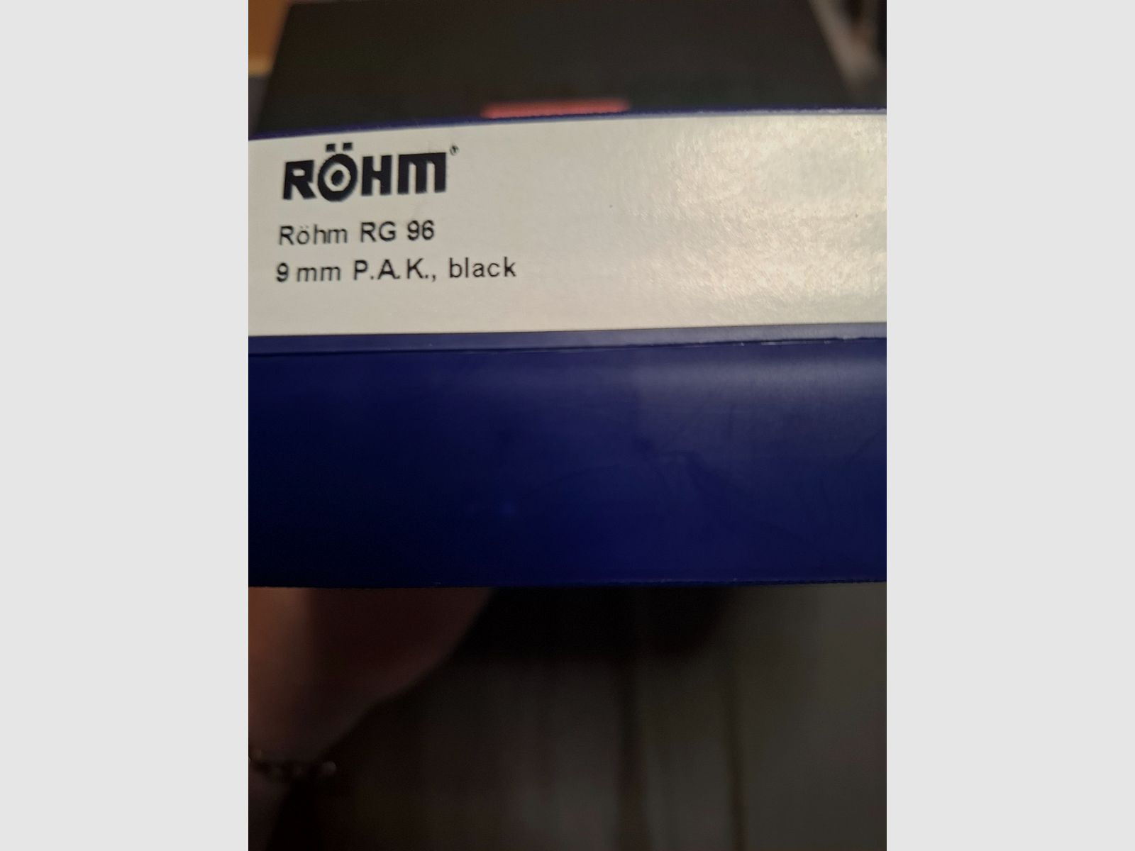 Röhm RG 96 Black  PTB 699  9mm P.A.K. , Bild 3 von 3