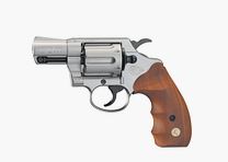 Colt Detective Special 9mm R.K. níquel, empuñaduras de madera de pistola de fogueo