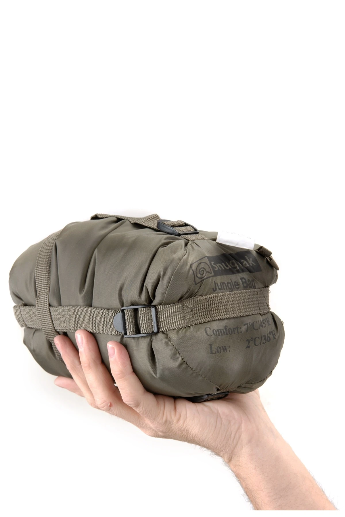Lightweight sleeping bag Jungle Bag Olive Snugpak left zip summer LZ 900 g with mosquito net