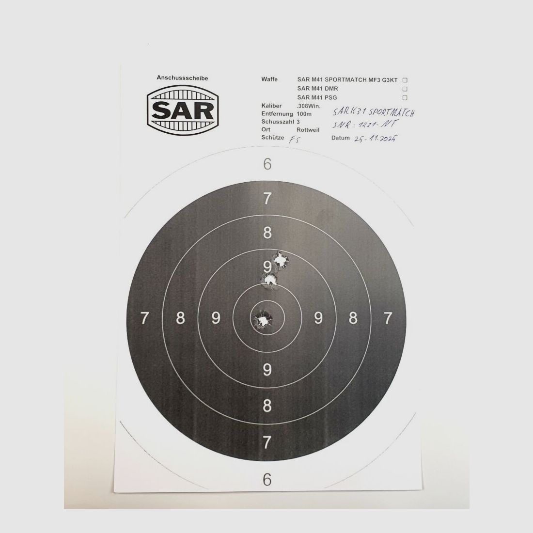 Schwaben Arms GmbH - Nuova produzione - Fucile a ripetizione SAR K31 SPORTMATCH in calibro 308win. simile al K31 svizzero