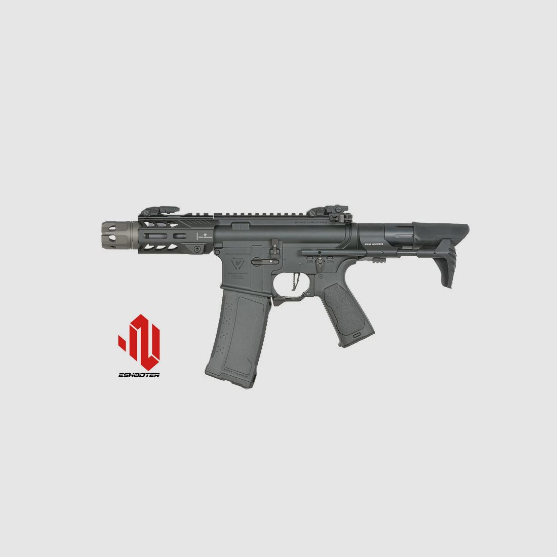 Strike Industries 4" Raiders PDW S-AEG mit Eshooter ETU