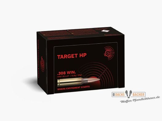 GECO .308 Win. TARGET HP 10.9g/168gr 50 rounds