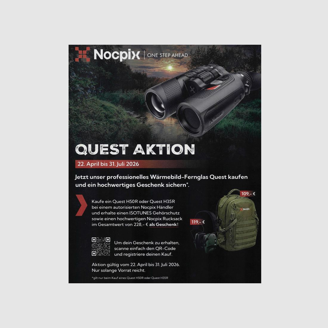 Nocpix Quest H35R Wärmebild Fernglas