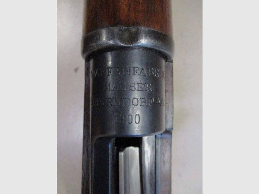 Repetiergewehr Mauser M96 Baujahr 1900 nummerngleich m. Feinvisier 6,5x55SE M96