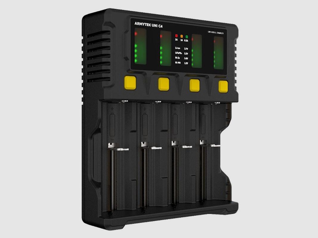 Chargeur universel ARMYTEK Uni C4 Plug Type C, image 1 sur 6