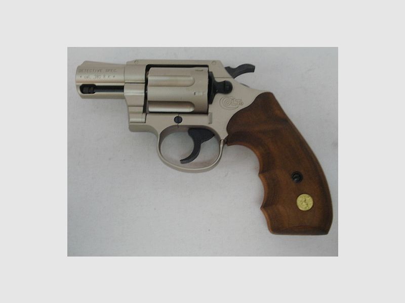 Detective Special Kal.9mmR.K. - nickel mit Holzgriff