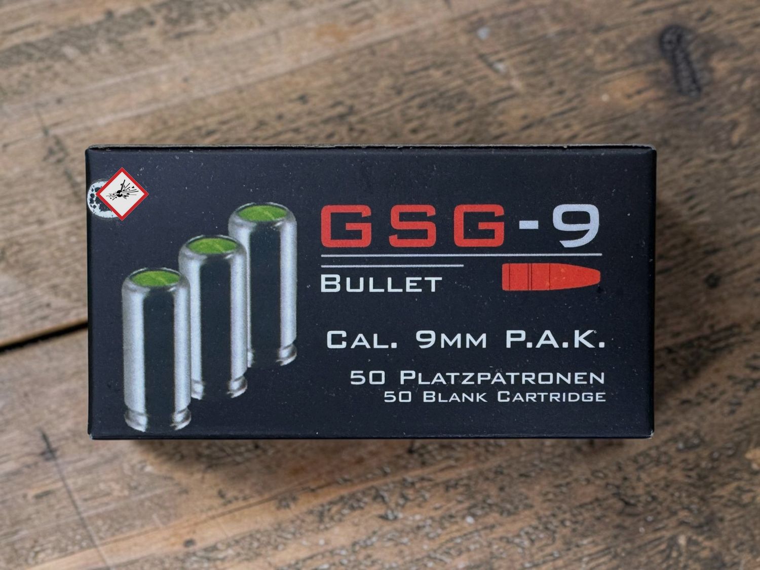 German Sport Guns Platzpatrone GSG 9 - 9mm P.A.K. 50 Schuss