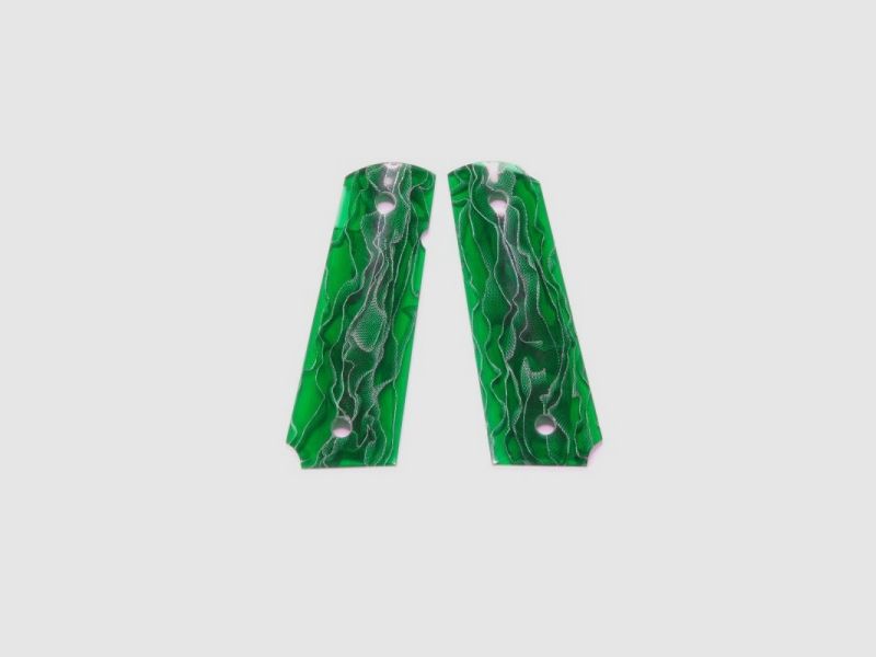 Grip Custom Alume Verde Colt 1911