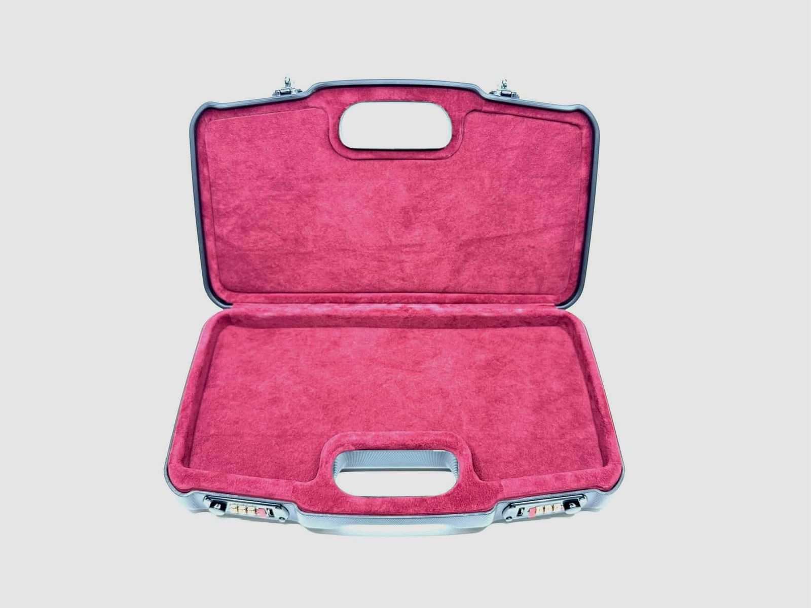 Negrini Lusso 2018TL Étui à pistolet avec serrure à combinaison bordeaux 355x170x65mm, image 1 sur 4