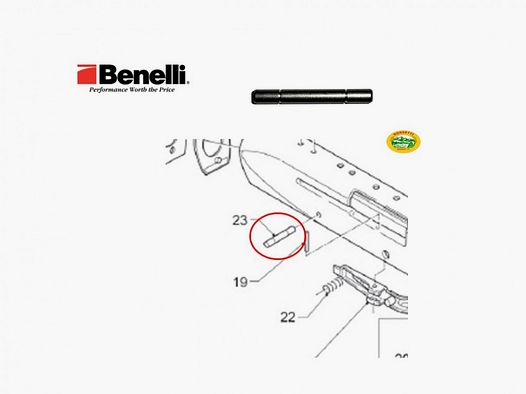 BENELLI Befestigungsbolzen Guardia Kal.12 - 015A