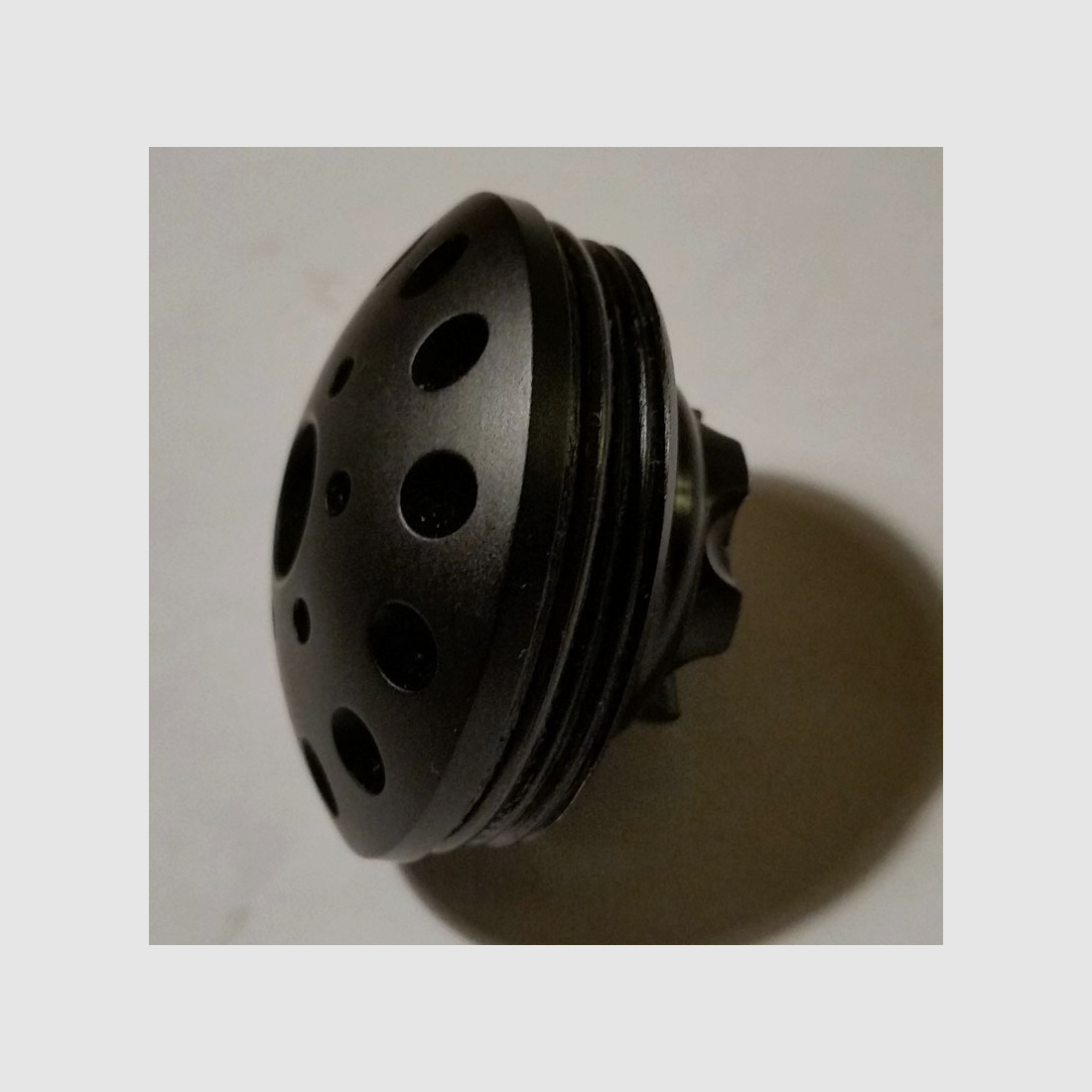 VSP_Deckel-NEU mit Kammer-RUND -NUR NOCH IN SILBER LIEFERBAR- Bis Kal. .223 auch "F"-bis 5,5mm