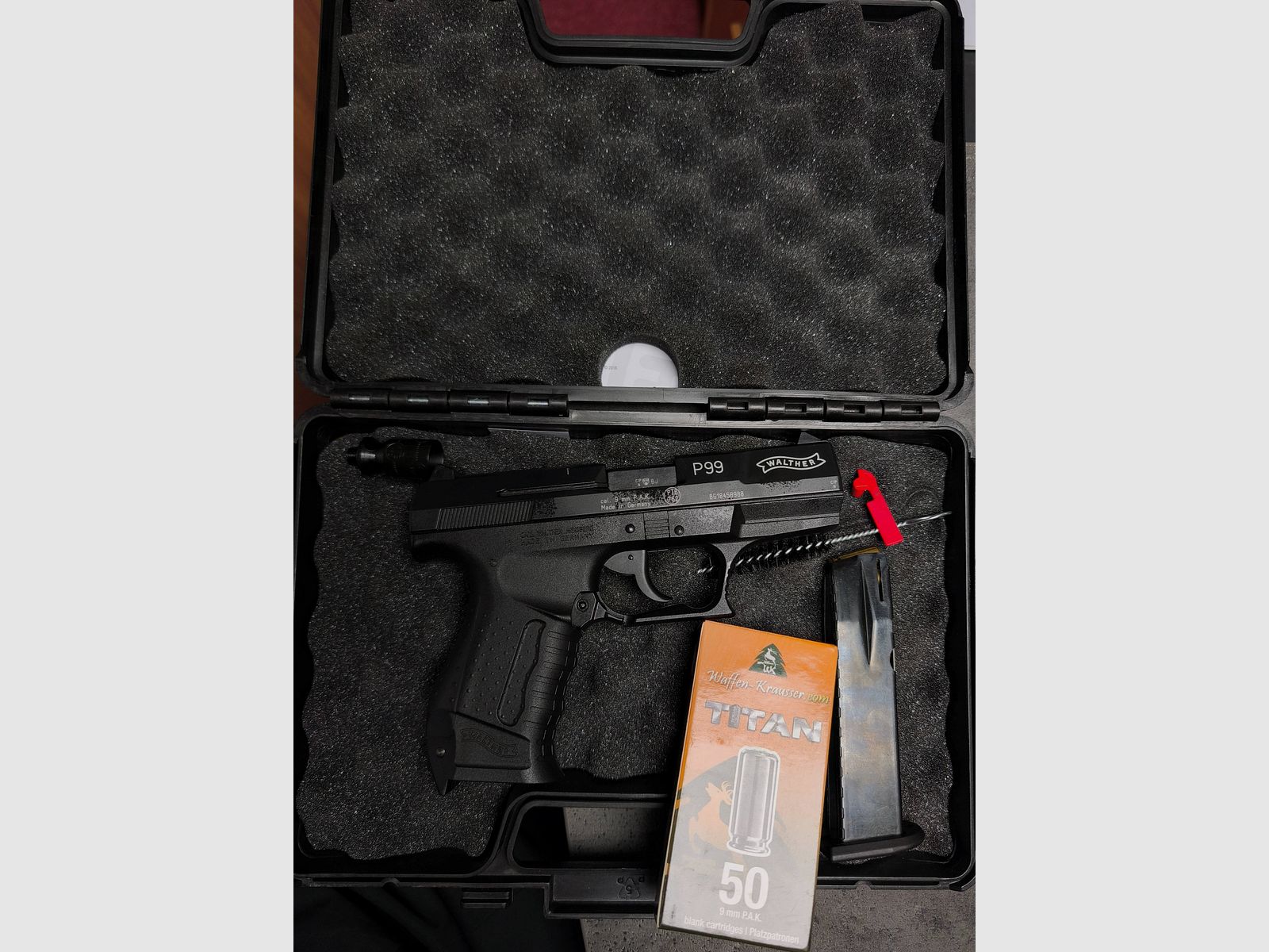 Walther P99 PTB Schreckschuß und Gas unbenutzt