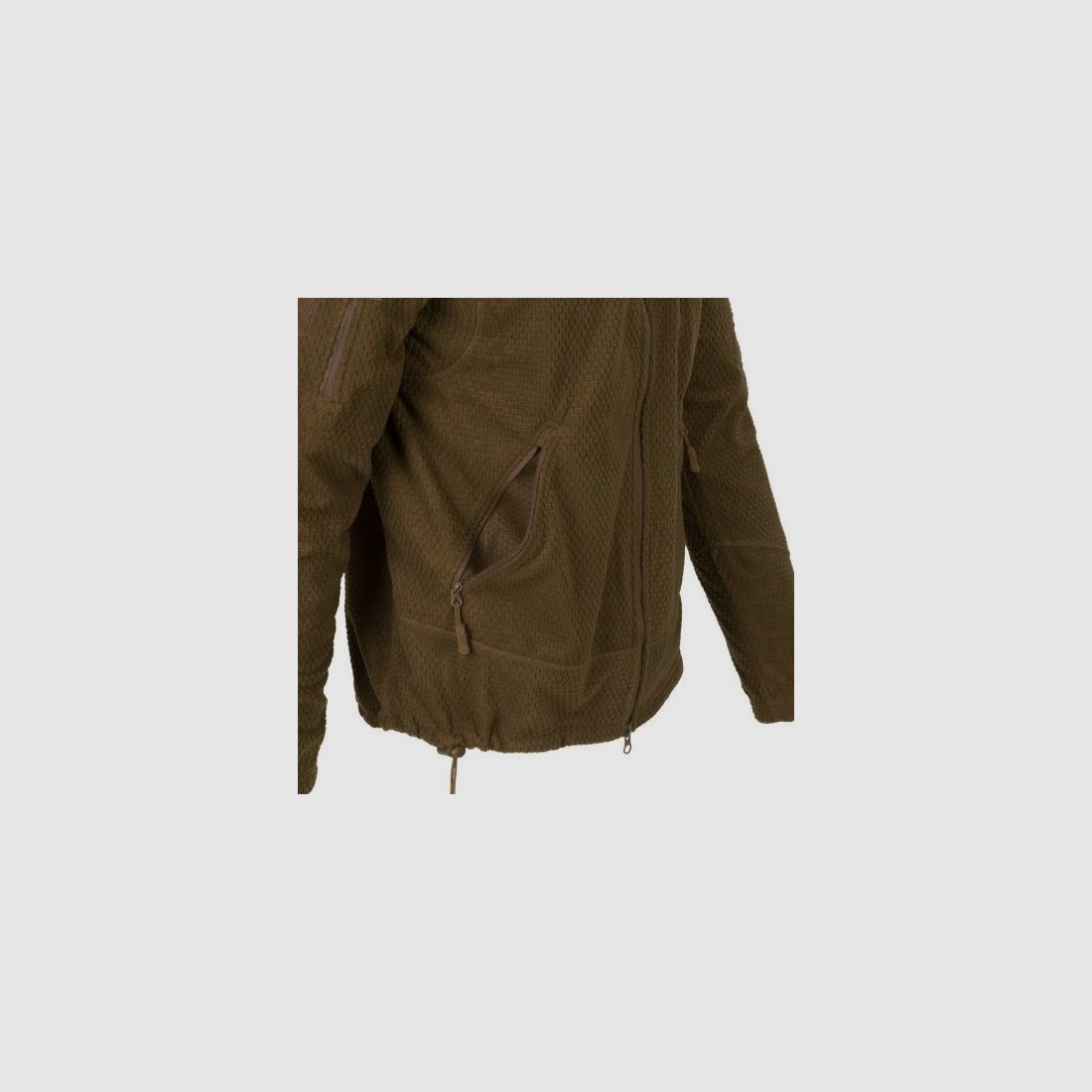 Alpha Tactical Grid-fleecejack, zwart, afbeelding 5 van 8
