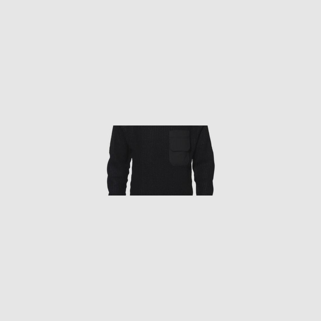 Pull Commando noir, image 2 sur 3