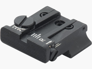 LPA TPU19WA07 adjustable micrometer sight for Walther P99, PPQ, PPQ M2, S&W SW99 – Black sight picture