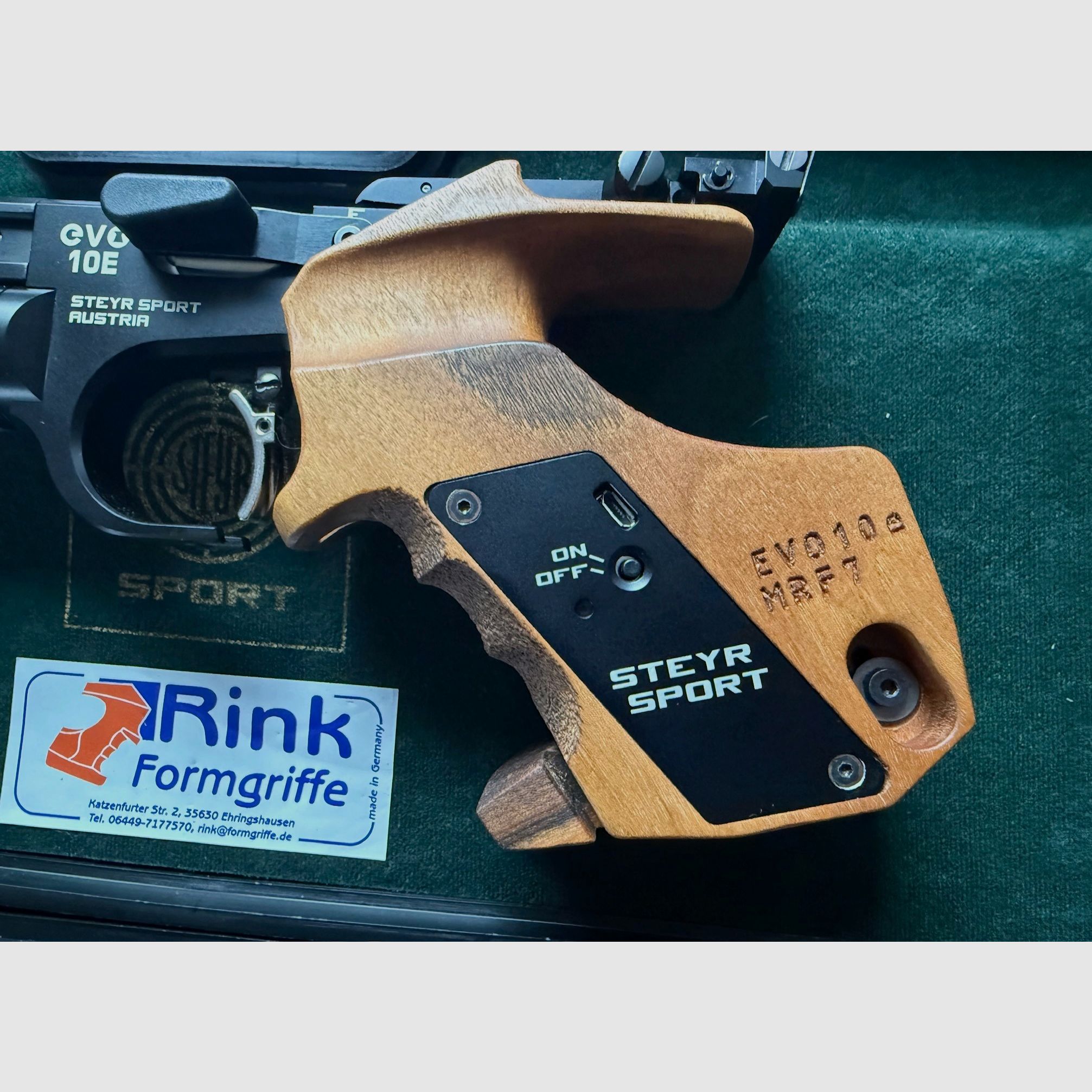 Rink Griff für Steyr EVO10e Luftpistole