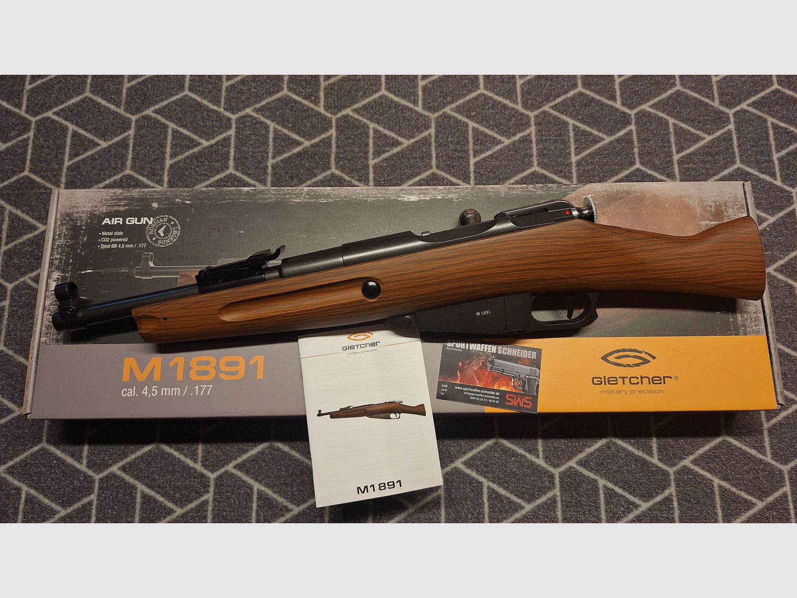 M1891 Mosin Nagant Partisan Co2 air rifle NEW!