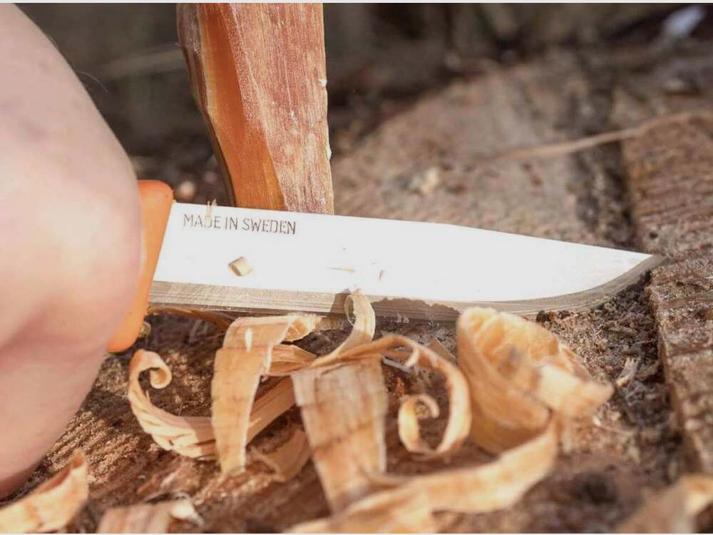 Light My Fire Coltello da Fuoco Svedese Bio 2in1 Arancio Ruggine, immagine 4 di 4