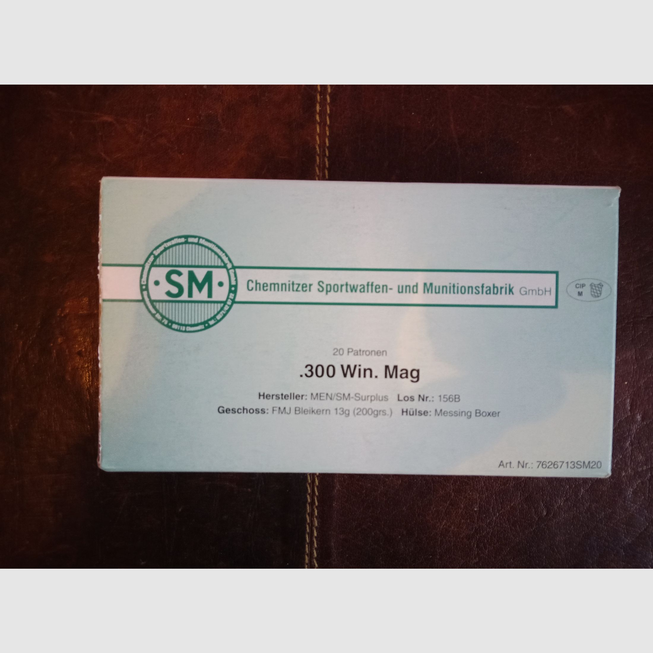 HOMBRES SOBRANTE, VM 13G, BLEIKERN, MANGUITO DE BRONCE .300 WinMag Win Mag